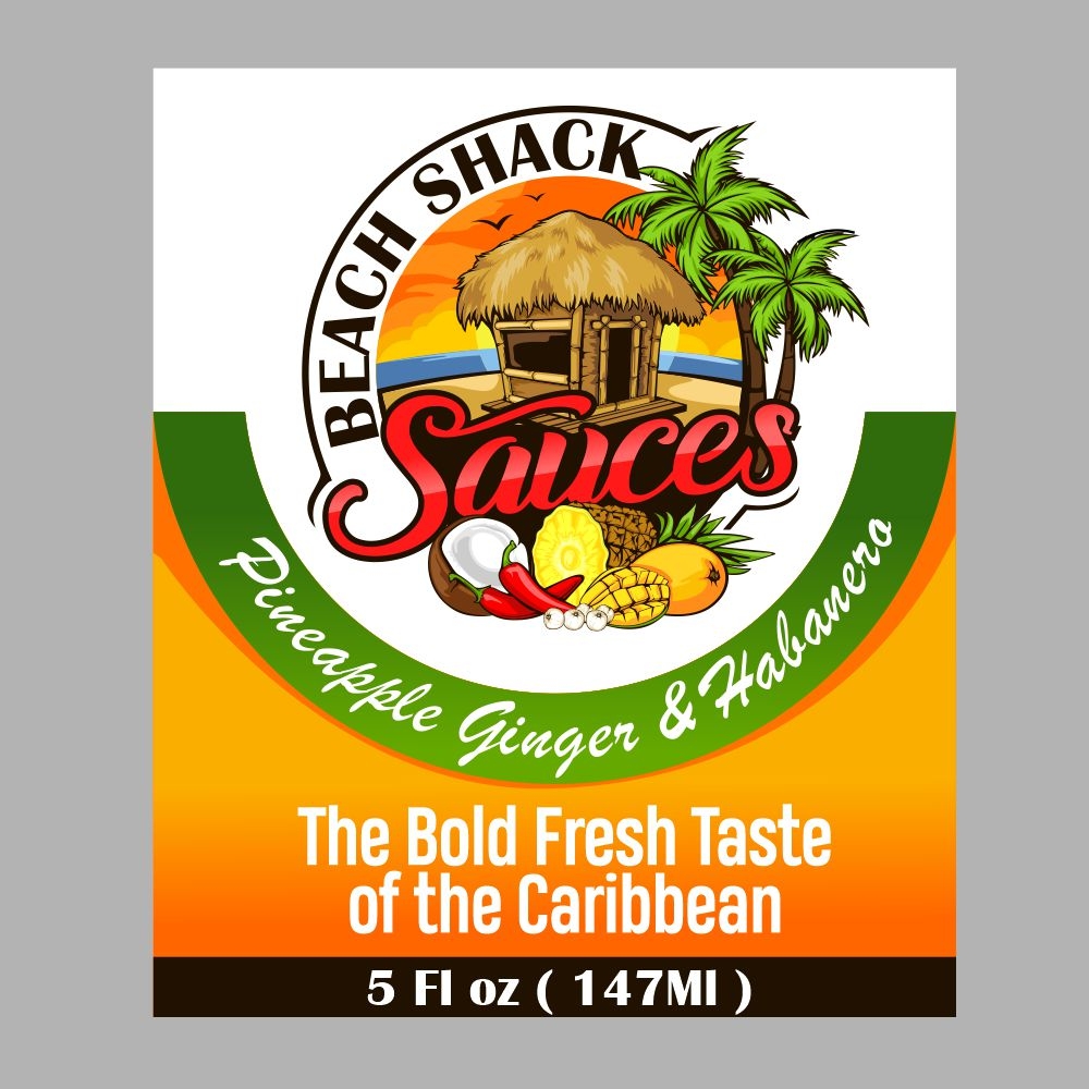 Beach Shack Sauces logo design by veron