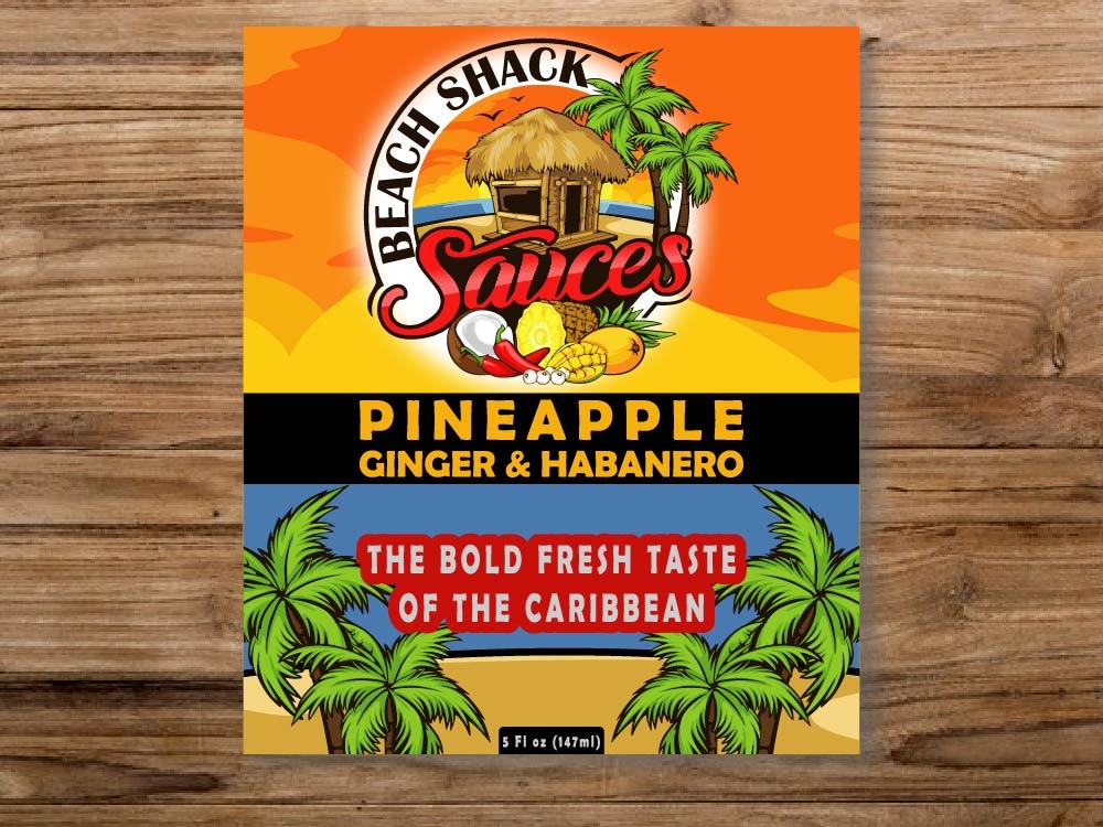 Beach Shack Sauces logo design by bulatITA