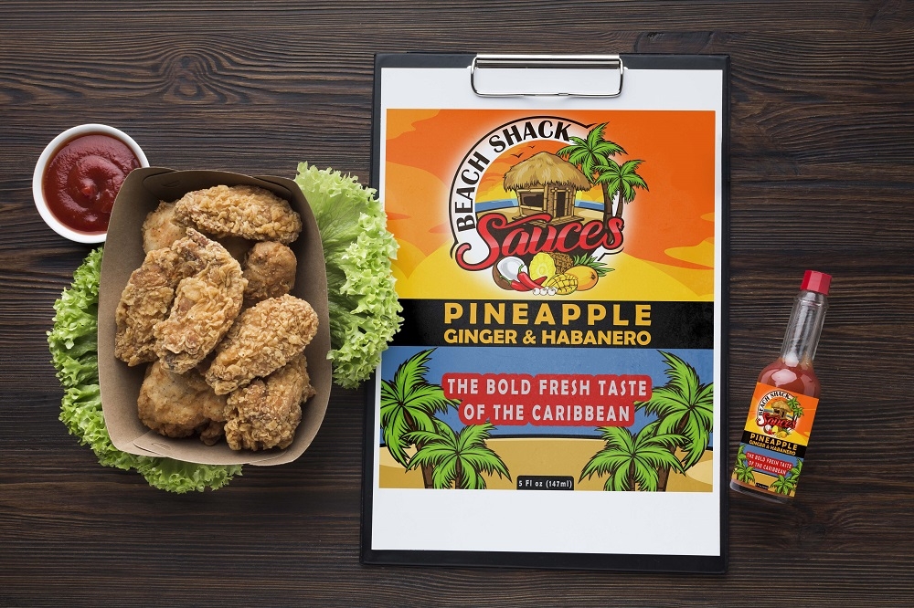 Beach Shack Sauces logo design by bulatITA