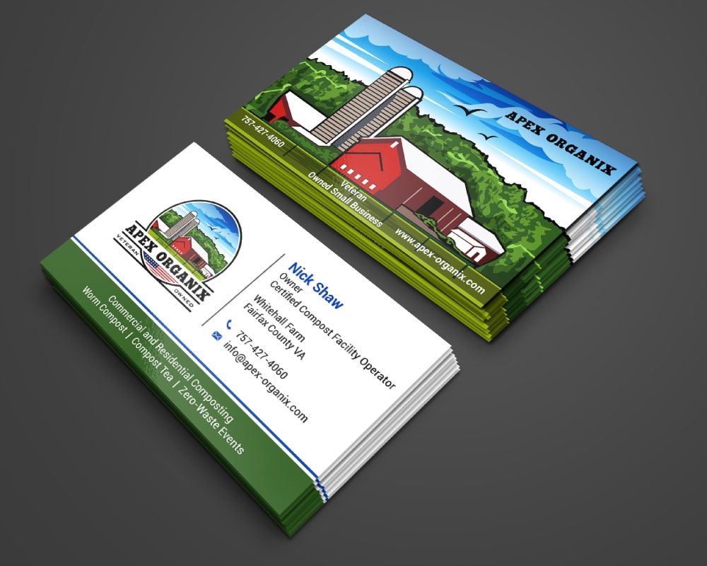 Apex Organix logo design by Boomstudioz