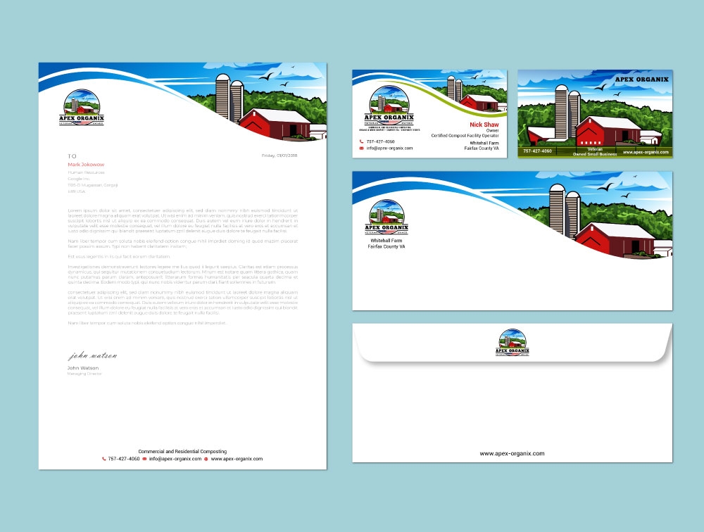 Apex Organix logo design by Boomstudioz