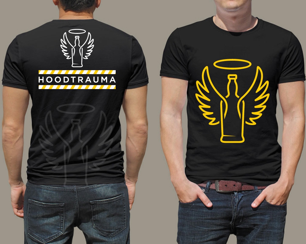 HoodTrauma logo design by Boomstudioz