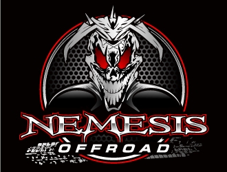Nemesis Offroad logo design by Suvendu