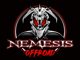 Nemesis Offroad logo design by Suvendu