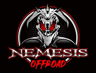 Nemesis Offroad logo design by Suvendu