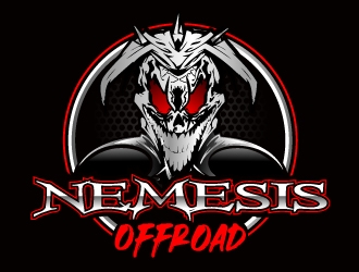 Nemesis Offroad logo design by Suvendu