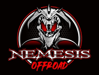 Nemesis Offroad logo design by Suvendu