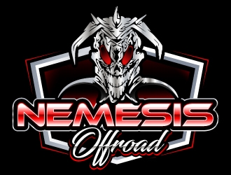 Nemesis Offroad logo design by Suvendu