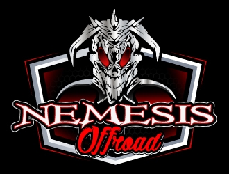 Nemesis Offroad logo design by Suvendu