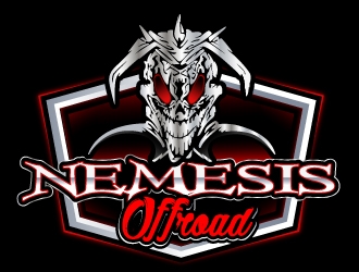 Nemesis Offroad logo design by Suvendu