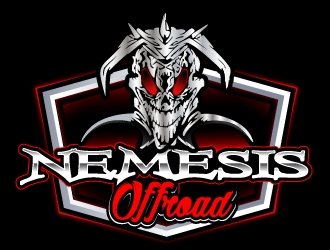 Nemesis Offroad logo design by Suvendu