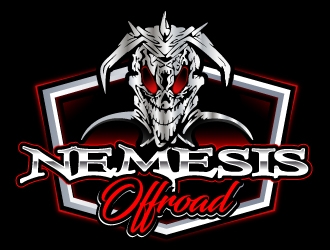 Nemesis Offroad logo design by Suvendu