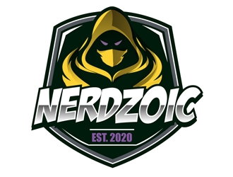 Nerdzoic logo design by DreamLogoDesign