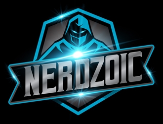 Nerdzoic logo design by DreamLogoDesign