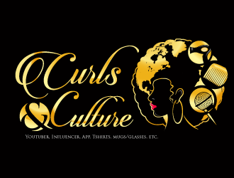 Curls&Culture logo design by Suvendu