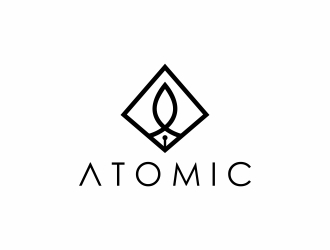 atomic logo design by amar_mboiss