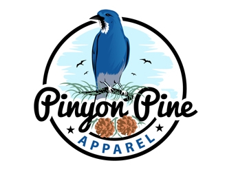 Pinyon Pine Apparel logo design by DreamLogoDesign