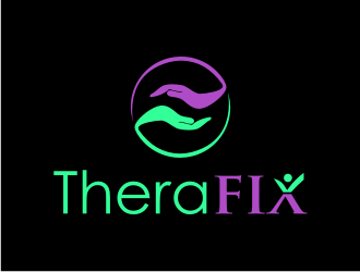 Therafix logo design by Nafaz