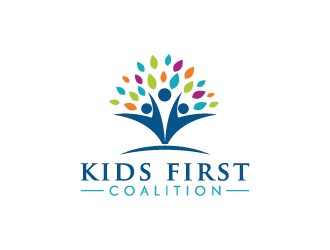 Kids First Coalition logo design by pencilhand