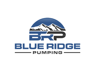 Blue Ridge Pumping logo design by alby