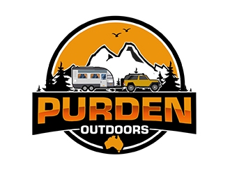 Purden outdoors logo design by PrimalGraphics