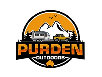 Purden outdoors logo design by PrimalGraphics