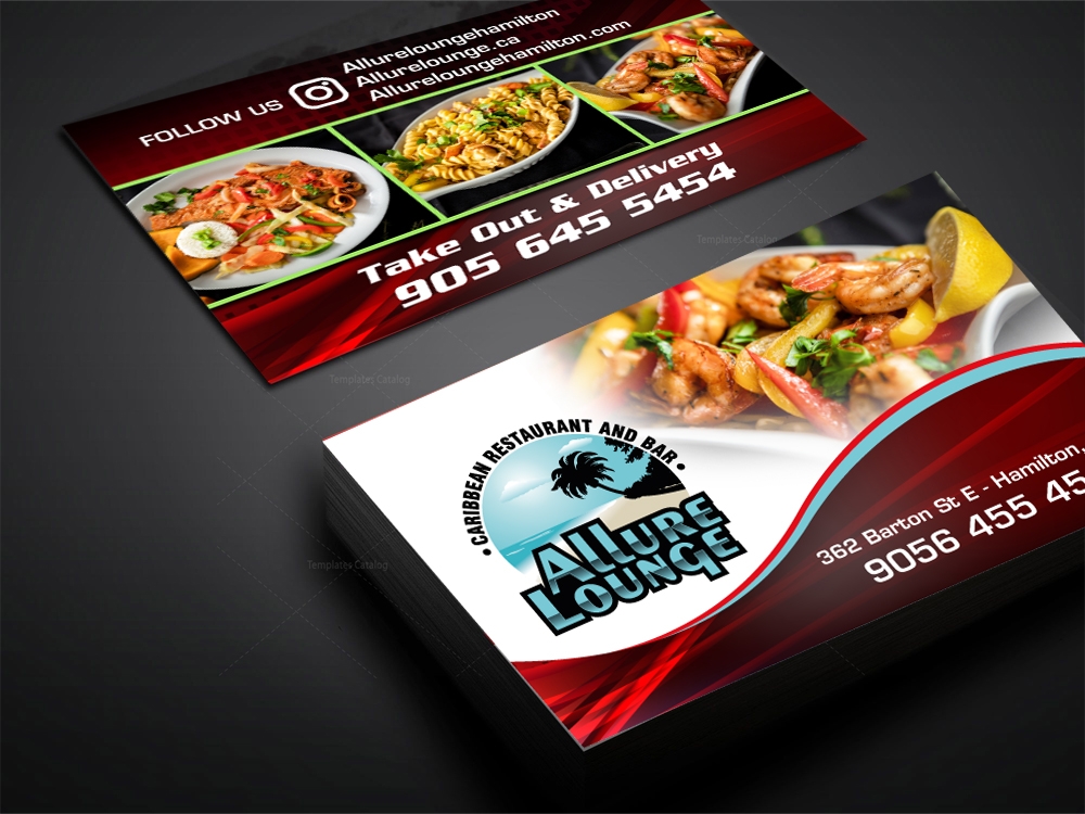 ALLURE LOUNGE (CARIBBEAN SEAFOOD RESTAURANT AND BAR) logo design by PANTONE