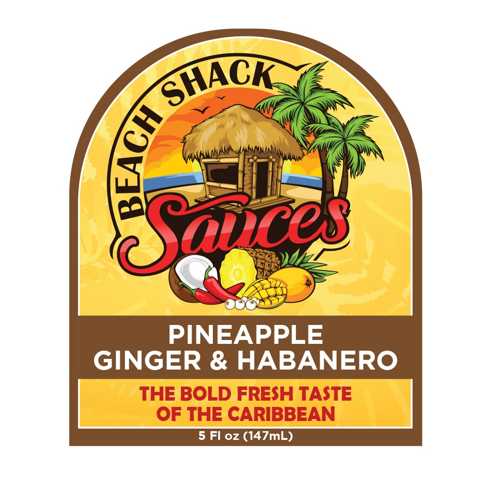 Beach Shack Sauces logo design by chad™