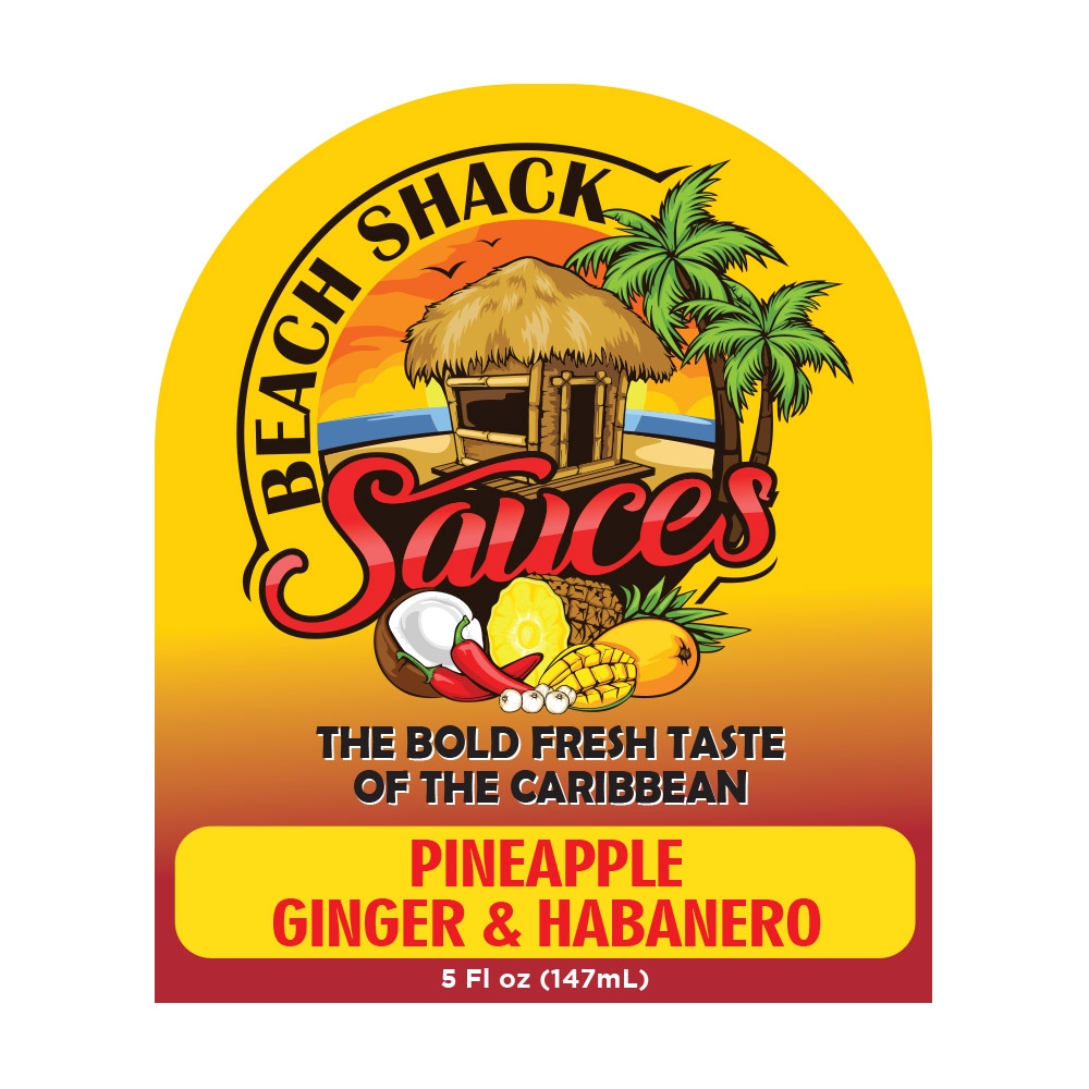Beach Shack Sauces logo design by chad™