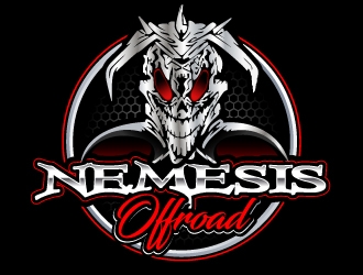 Nemesis Offroad logo design by Suvendu