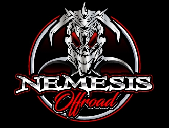 Nemesis Offroad logo design by Suvendu
