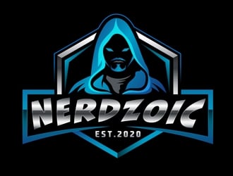 Nerdzoic logo design by DreamLogoDesign