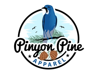 Pinyon Pine Apparel logo design by DreamLogoDesign