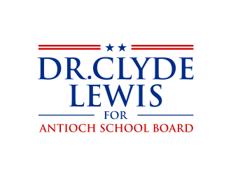 Clyde Lewis for Antioch School Board logo design by ingepro
