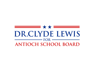 Clyde Lewis for Antioch School Board logo design by ingepro