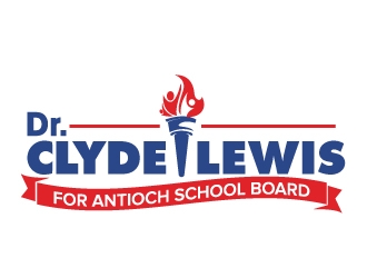Clyde Lewis for Antioch School Board logo design by jaize