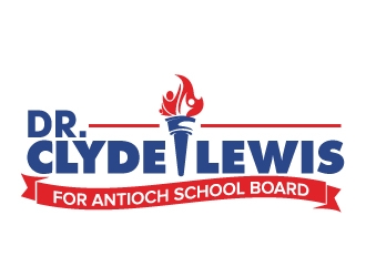 Clyde Lewis for Antioch School Board logo design by jaize