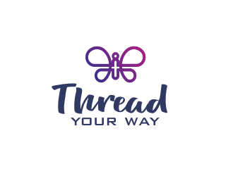 Thread Your Way logo design by YONK