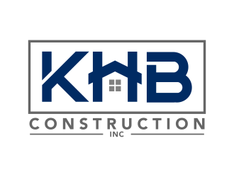 KHB Construction or Kitchen   Home   Bath inc  logo design by ingepro