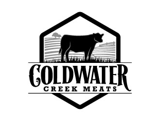 Cold Water Creek Meats logo design by daywalker