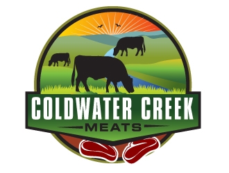 Cold Water Creek Meats logo design by Suvendu