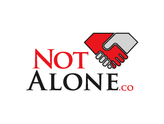 NOT ALONE .co logo design by bluespix