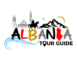 Albania Tour Guide logo design by Coolwanz