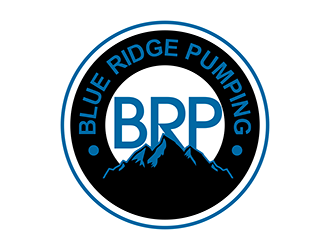 Blue Ridge Pumping logo design by enzidesign