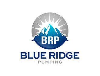 Blue Ridge Pumping logo design by enzidesign