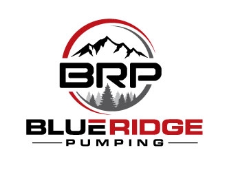 Blue Ridge Pumping logo design by REDCROW