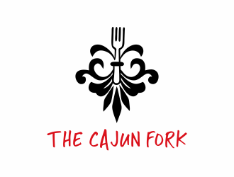 The Cajun Fork logo design by Mahrein