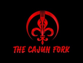 The Cajun Fork logo design by Roma