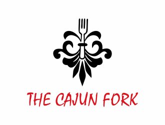 The Cajun Fork logo design by Mahrein