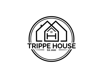 Trippe House logo design by oke2angconcept